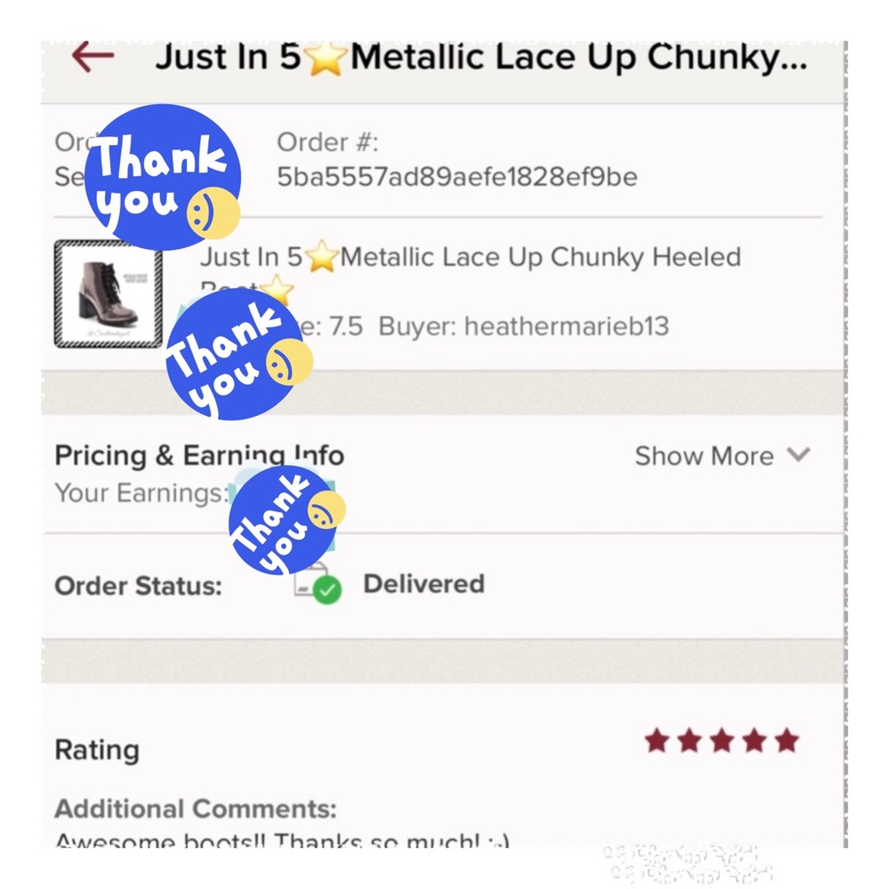NWT QUPID Metallic Lace Up Chunky Heel Boots/ Booties - Picture 9 of 10